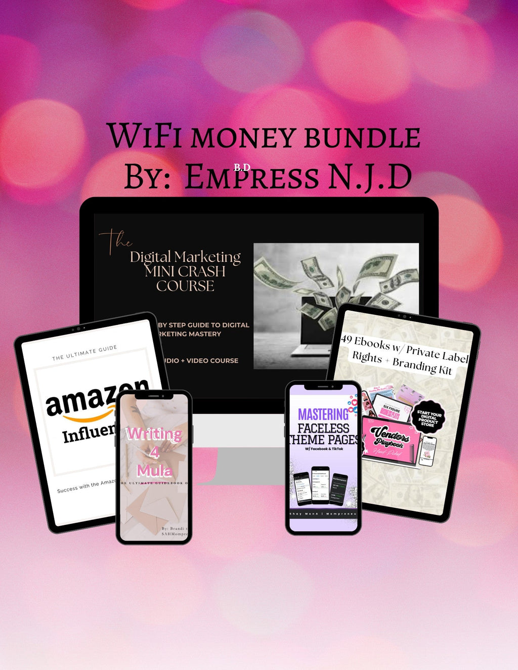 Sovereign Soul .Store WiFi Money Bundle digital marketing course collection with ebooks and branding resources.